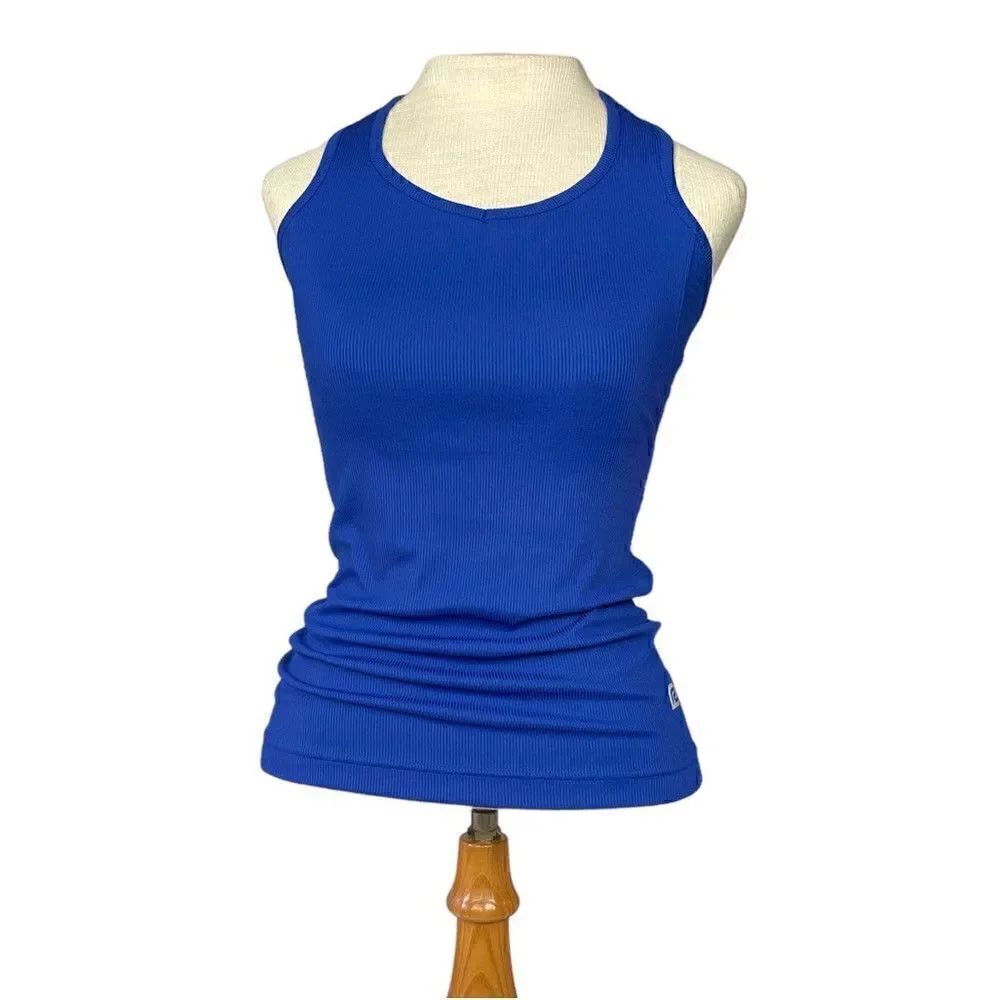 Road Runner Sports NWT Ribbed Tank Top in Pacific Blue Size Small
